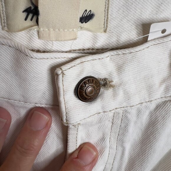 Madewell $148 Womens The Dean Easy Straight Jean VIntage Canvas Size 30 NU051 - Picture 4 of 9